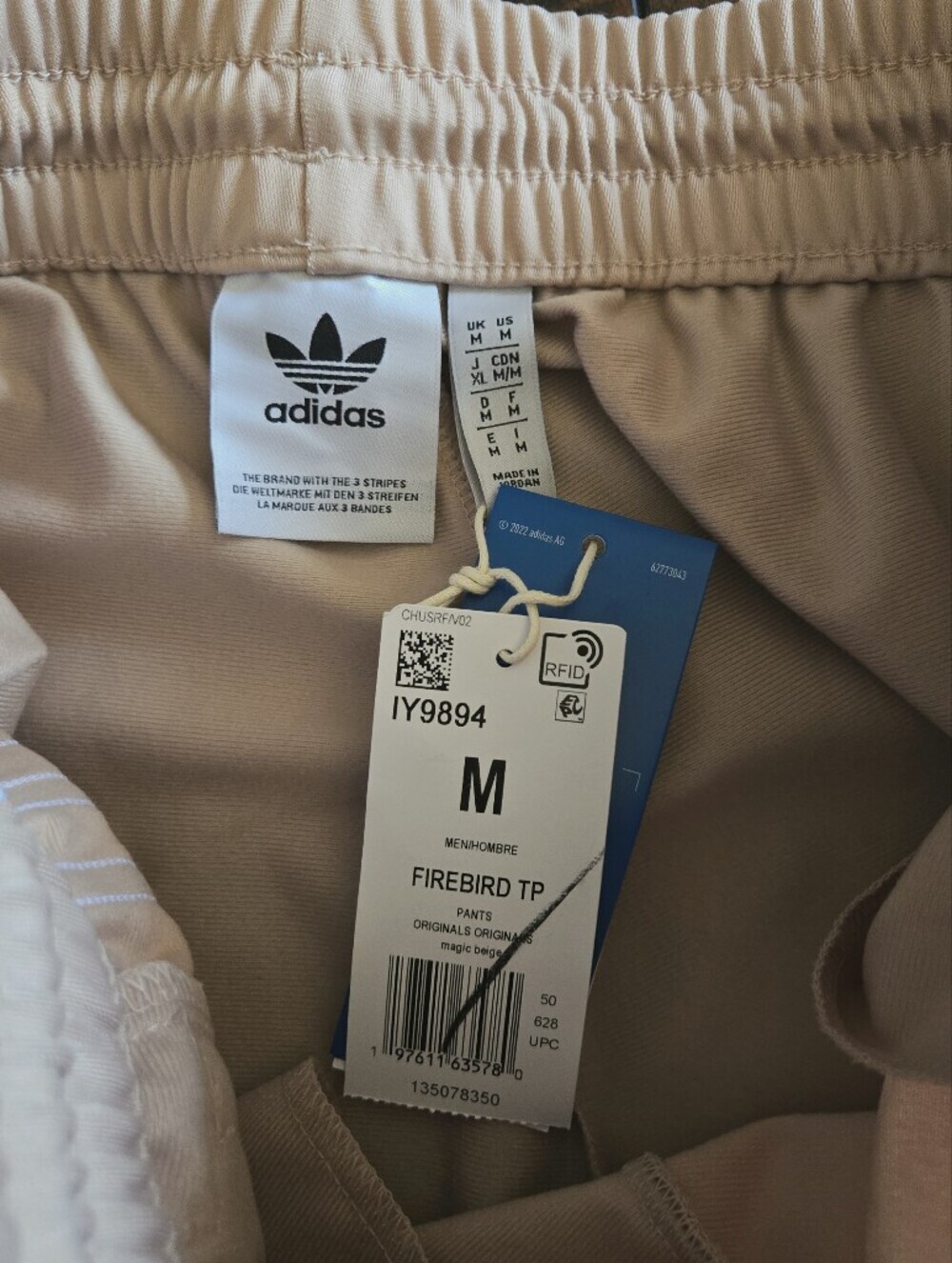 Adidas Men's Originals Magic Beige Adicolor Classics Firebird Track Suit Size M - Picture 12 of 16